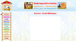 Desktop Screenshot of kiga-faustina.de